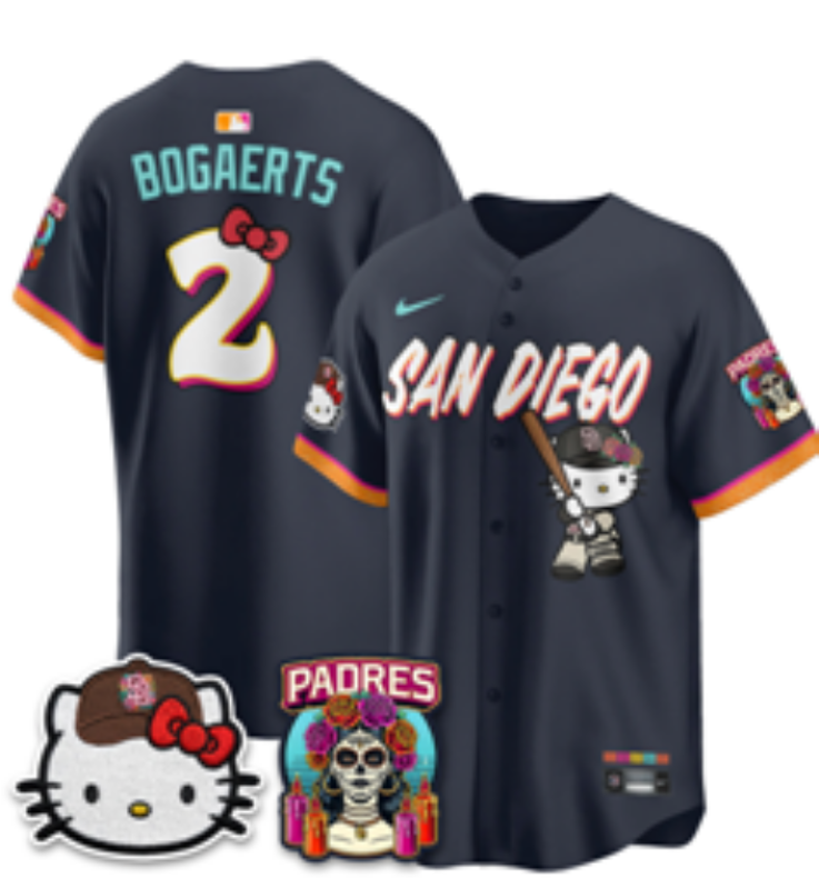 Men San Diego Padres #2 Bogaerts blue MLB Jersey 0831001->san diego padres->MLB Jersey